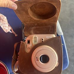 Pink Instantaneously Camera 