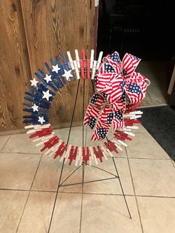 Handmade 4th of July wreath