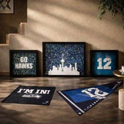 💚💙 Seattle Seahawks Shadow Box Pictures & Posters (5 Total)