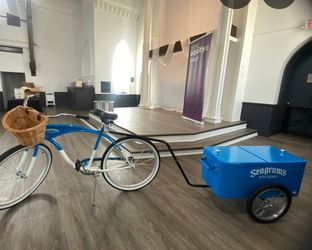 Beach bike cooler