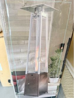 Outdoor pyramid gas heater
