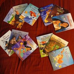 12pc Disney Mini Story books