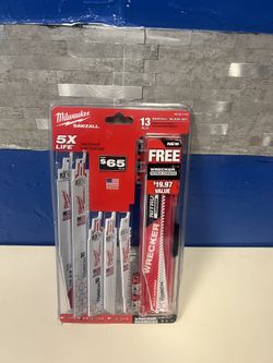 Milwaukee SAWZALL  Saw blade set  (13 Piece)