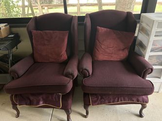 Accent Chairs with Wooden Legs