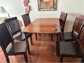Table and 6 Chairs