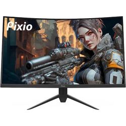 Pixio PXC277 Advanced 27in WQHD 165Hz FAST VA 1ms GTG Curved Gaming Monitor