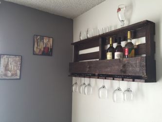 Pallet wine rack custom made can make to oder reasonable price too!!