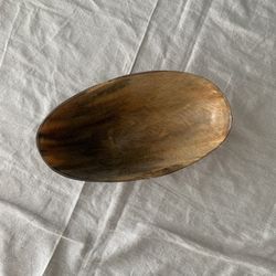 Decorative wood bowl