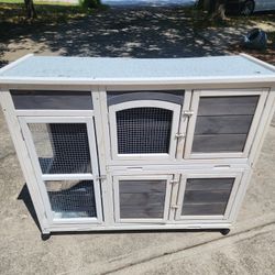 Pet Cage 2 Levels 47inch Wide 39inch Tall