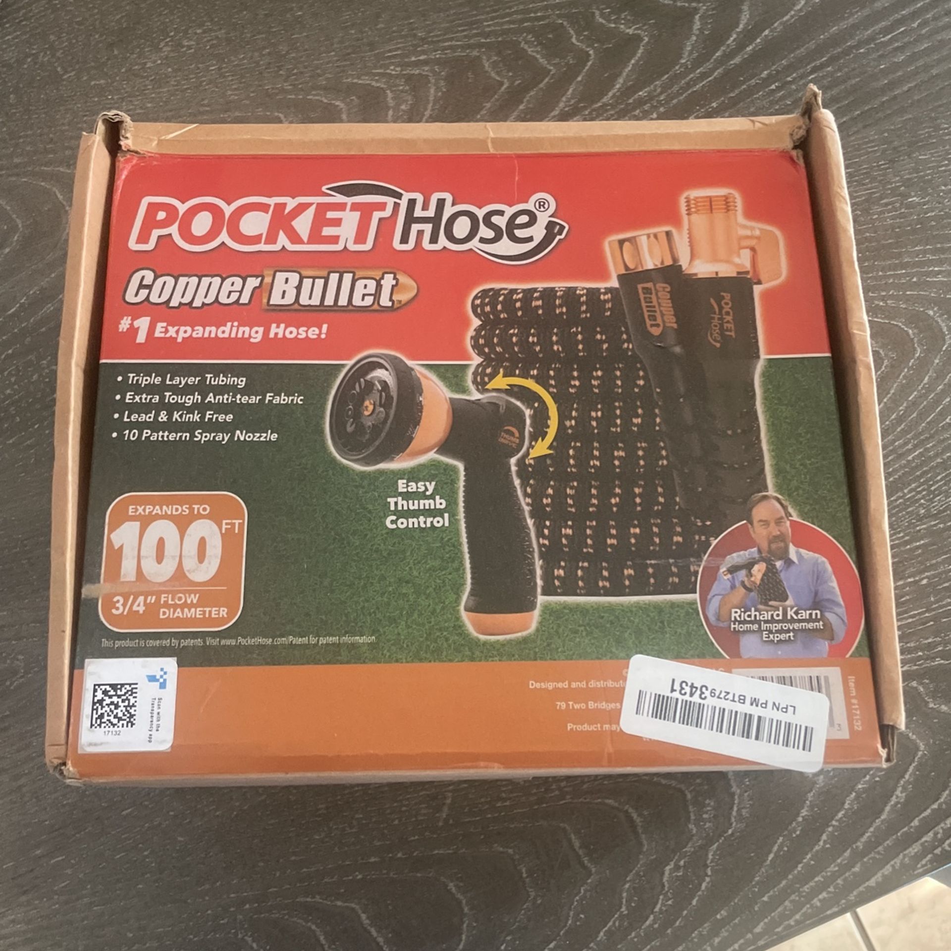 Pocket Hose Copper Bullet 100 Feet