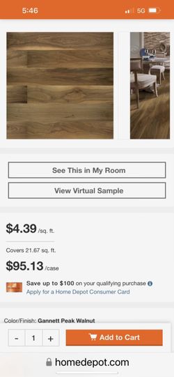 18 BOXES - Lifeproof Gannett Peak Walnut Hardwood Flooring
