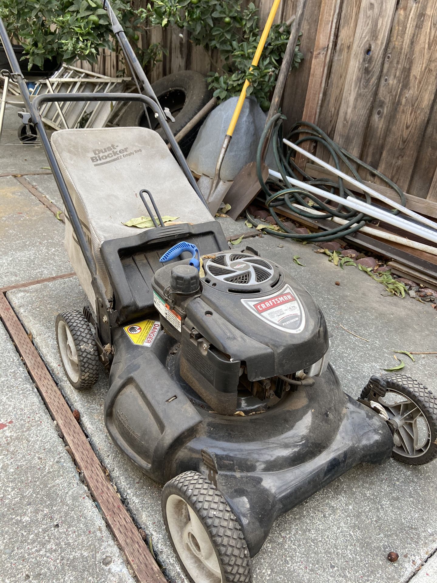 Lawnmower and Chainsaw