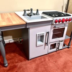 Kids Kitchen Set - Solid Wood & HDF construction