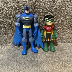 Dc comics Justice League set of 2 figures 3.75” Batman & Robin