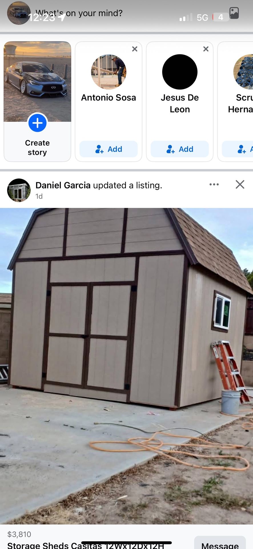 12x12x12 Storage She’d Casita House Little Room