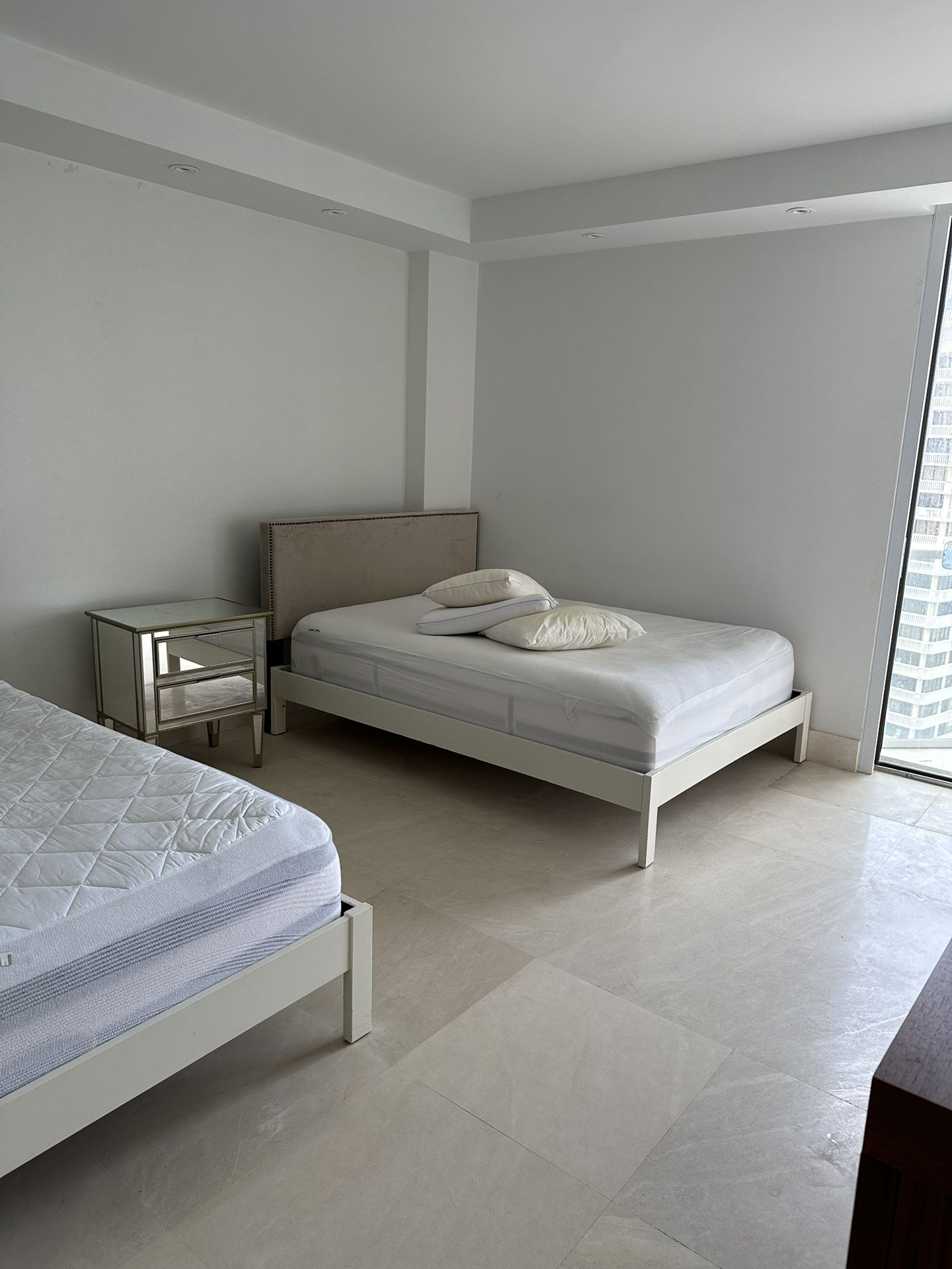 Bed Frame Plus Mattress + Nighttable