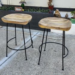 Two New Counter Stools Or Bar Stools Just Took Out Of The Box You Get The Set