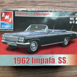 2002 AMT 1962 Impala SS Convertible 1/25 Scale Model Kit 