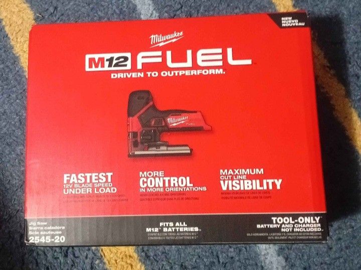 M12 12V Fuel Lithium-Ion Cordless Jig Saw