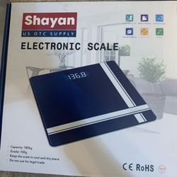 New! “Shayan” Digital Body Weight Scale,WGGE Bathroom Scale with Backlit LCD Display, Step-On Technology, High Precision Measurements with Toughened G