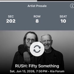 Rush 06/13/26 California