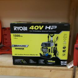 NEW Ryobi RY40PW15 40 Volt 1500psi Pressure Washer Kit