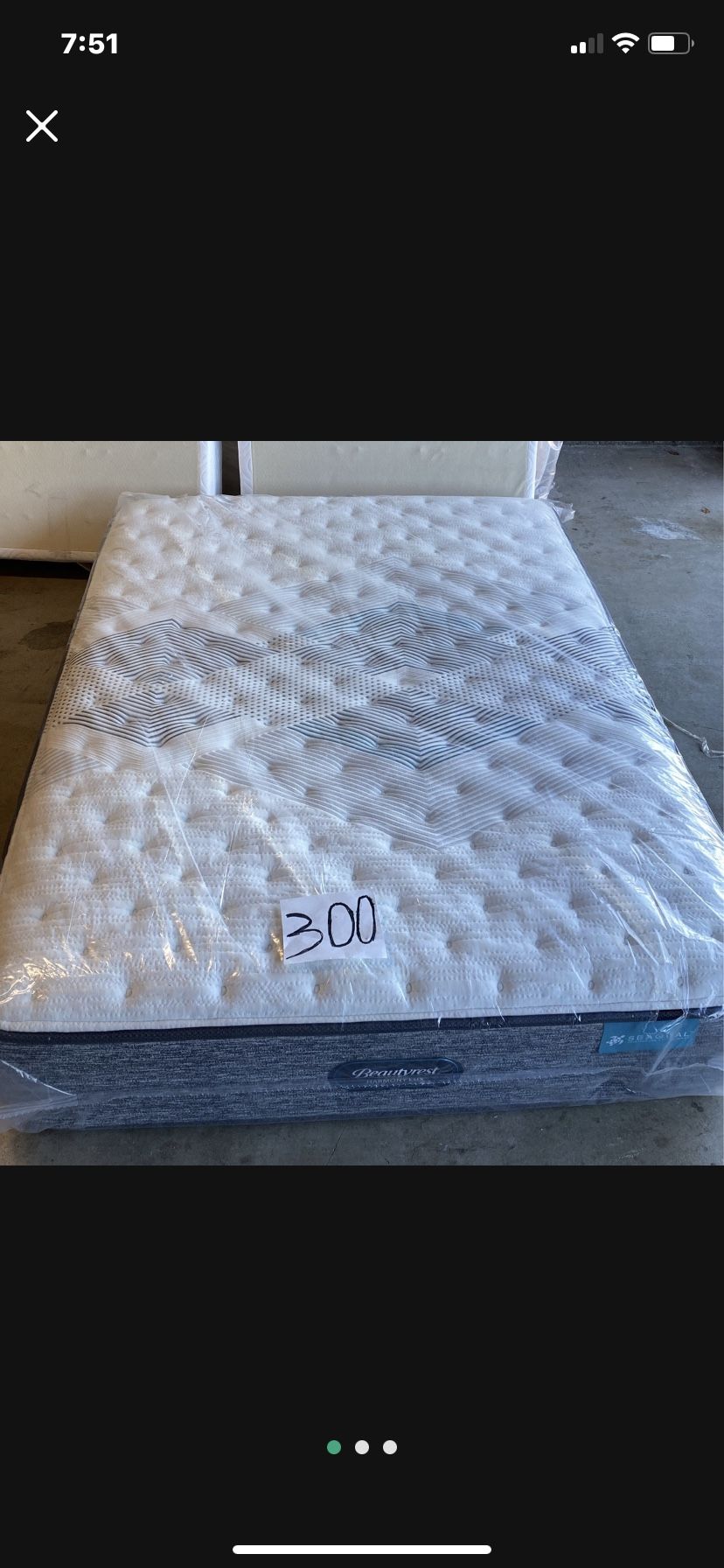 Queen Size Mattress And box Pring