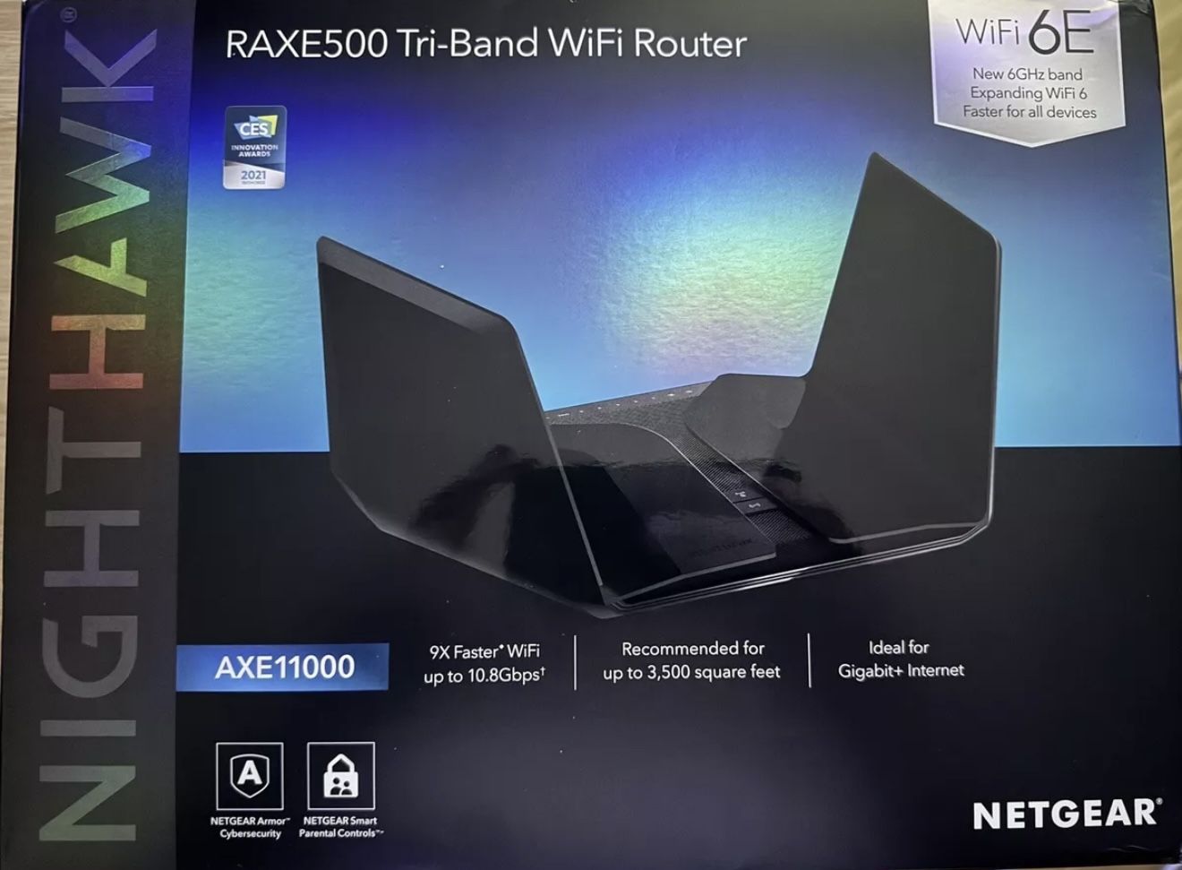 Nighthawk RAXE500 WiFi 6E Router , 7mo New