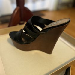 Steve Madden Wedges Black Platform 