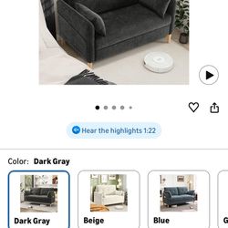 Loveseat Sofa 47” New In Box