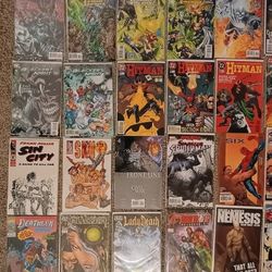 Mint Condition TOP PSA GRADE Entire 155 Vintage Comic Books Collection In Plastic Sleeves with cardboard.  Vintage Marvel DC comic books collection.  