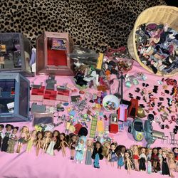 Lil Bratz Dolls 4 inch doll lot 9LBS