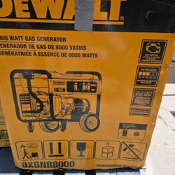Dewalt 8000 Watt Gas Generator 