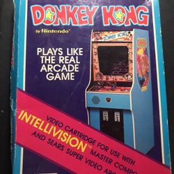 VINTAGE 1982 Donkey Kong Nintendo Game cartridge