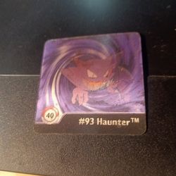 1999 Pokemon Action Flipz Gastly/Hunter/Ginger  Series One.