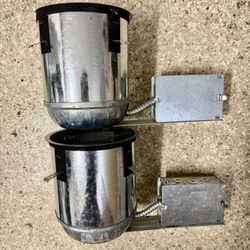 Two New Nora Lighting NHRIC-6LMRAT Diamond IC AirTight Remodel Housing