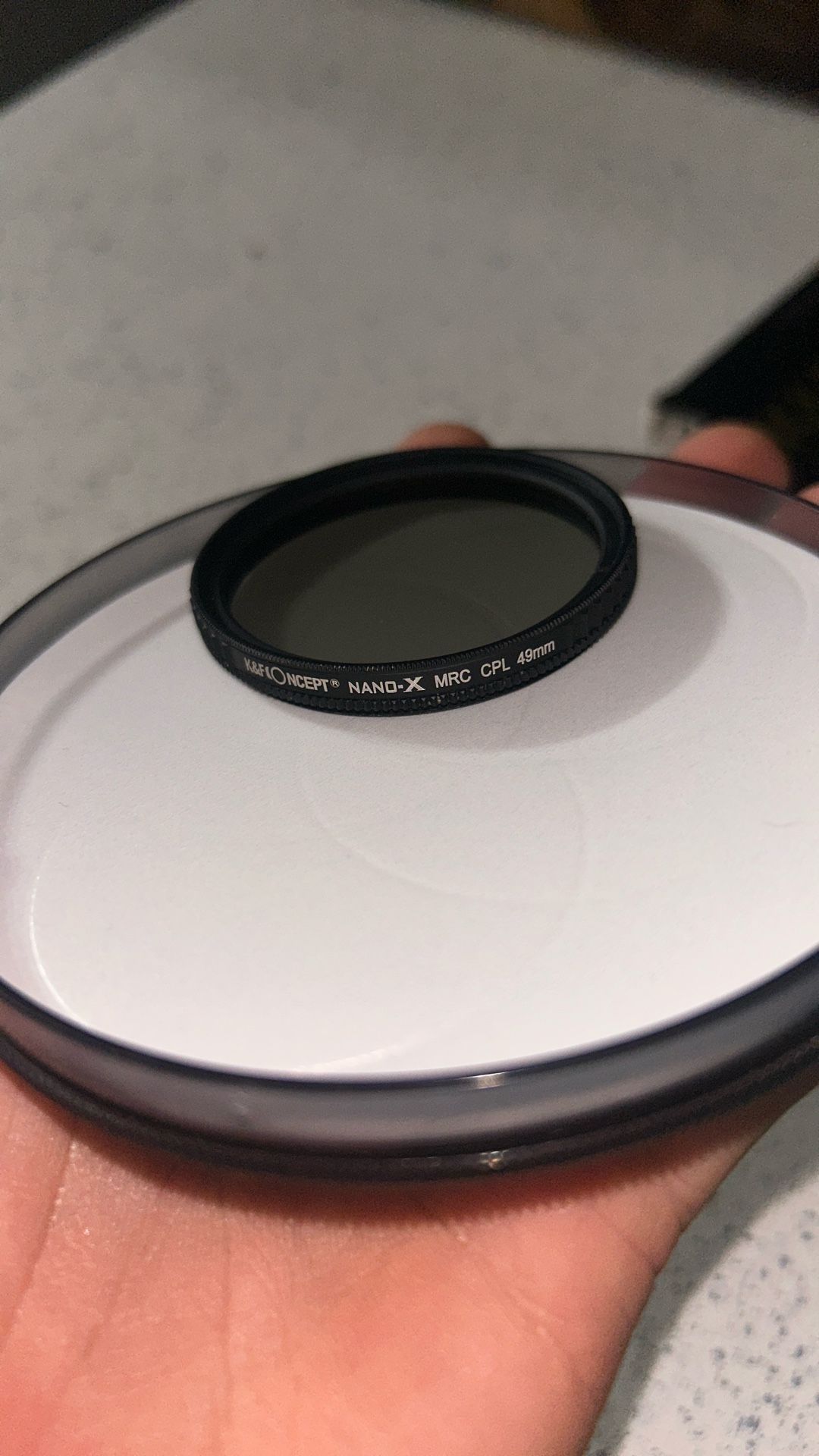K&F Concept Nano-X MRC CPL 49mm Filter – Like New, Pro-Quality Polarizer
