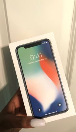 iPhone X 64GB Silver (10/10 condition)