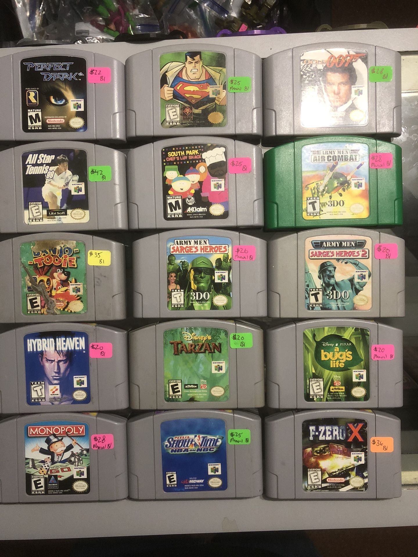 Nintendo 64 Games For Sale Or Trade!!