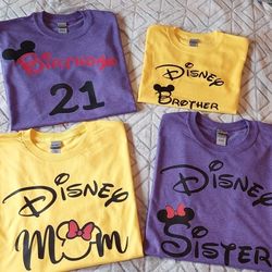 New Custom Disney Family Shirts 