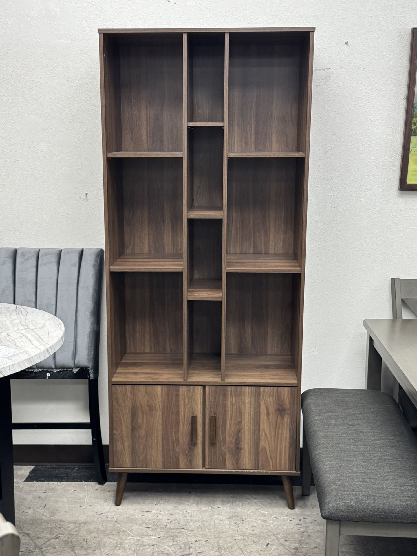 BRAND NEW Bookcase Book Shelf + Cabinet Storage