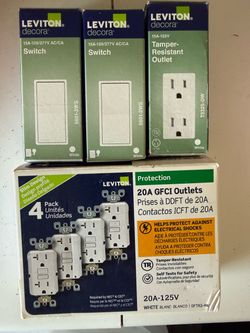 GFI & Light switch brand new