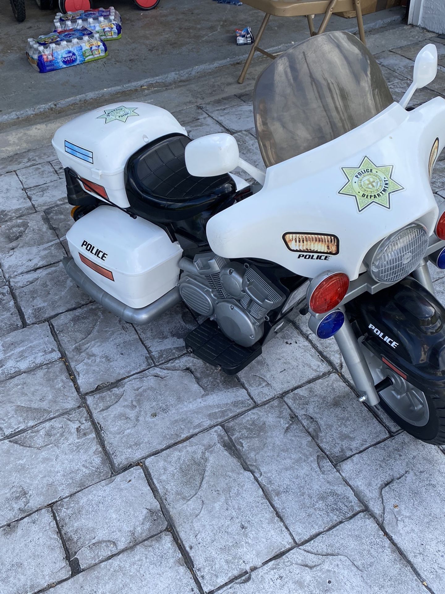 Kid Motorz 12V Police Motorcycle