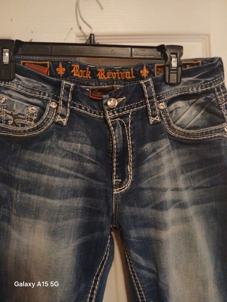 Rock Revival Bliss Easy Boot Size 29.  gently used one owner. I lost weight and have to sell them to get more!