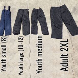 Snow Pants And Boots