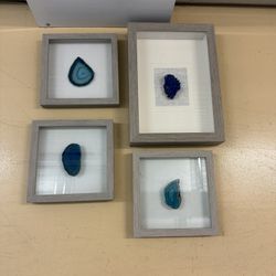 Shadow Box Art / Set Of 4