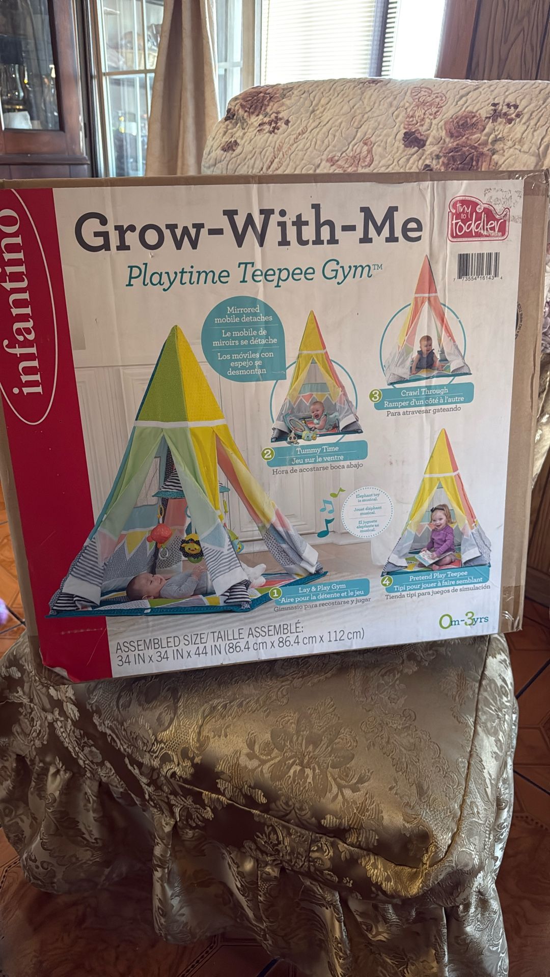 Grow With Me Playtime Teepee Gym