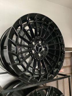 19” MERCEDES STYLE WHEELS STAGGERED RIMS BRAND NEW SET
