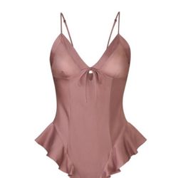 Skims Silk Teddy Bodysuit 