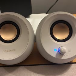 Creative Pebble V3 White Computer Speakers 